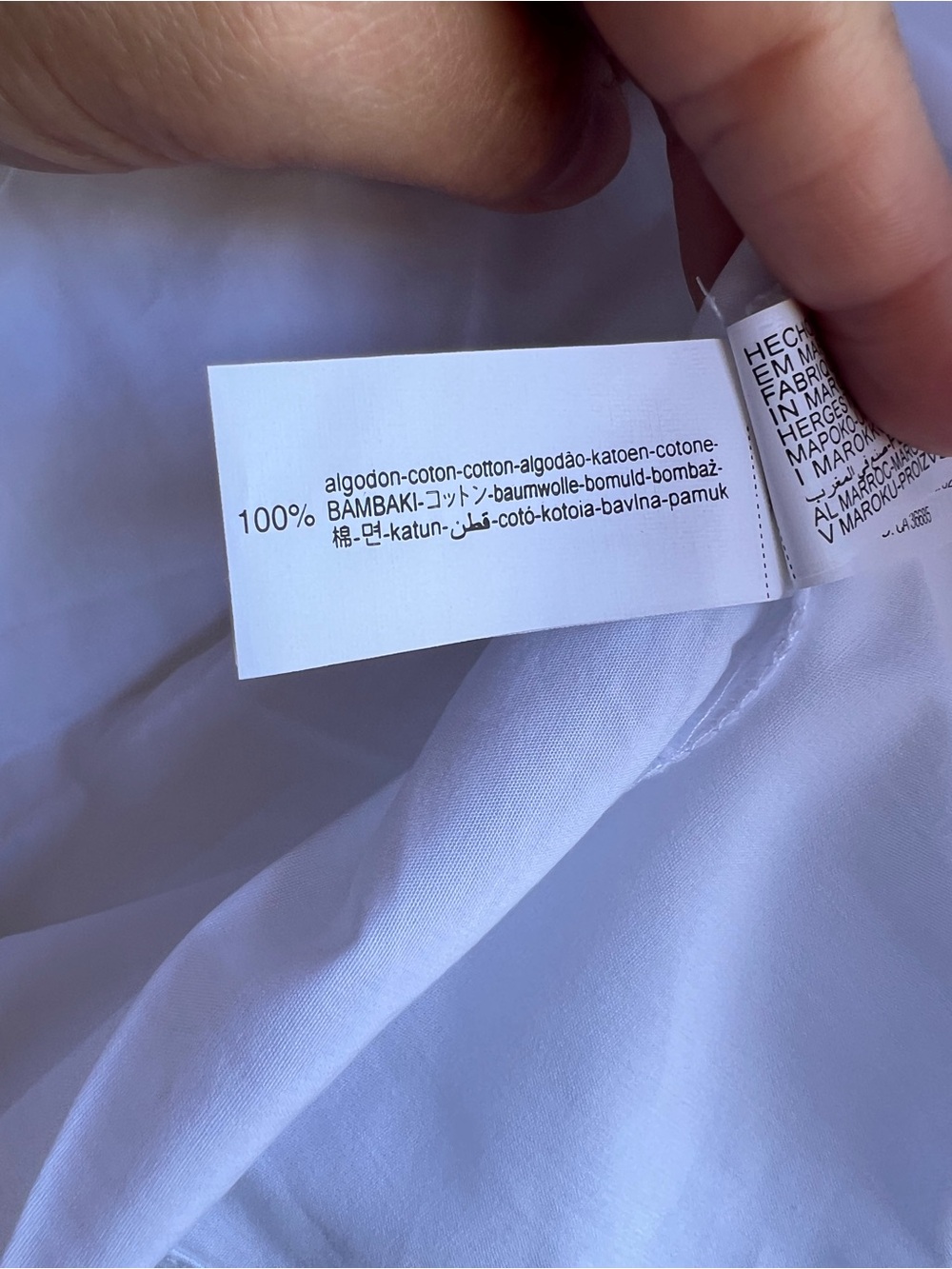 NWT Zara White Peplum Hem T-Shirt -Ref. 0264/445 - Picture 5 of 7
